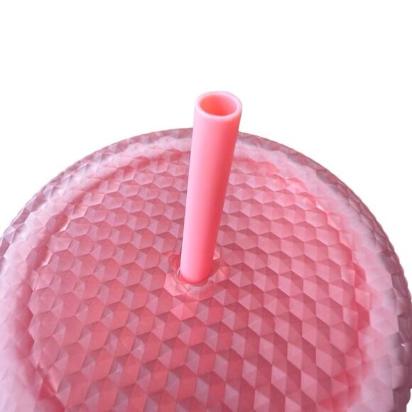 Starbucks Pink Lemonade Jelly 24 Oz Venti Tumbler Studded Gem Insulated Cup - Picture 3 of 5